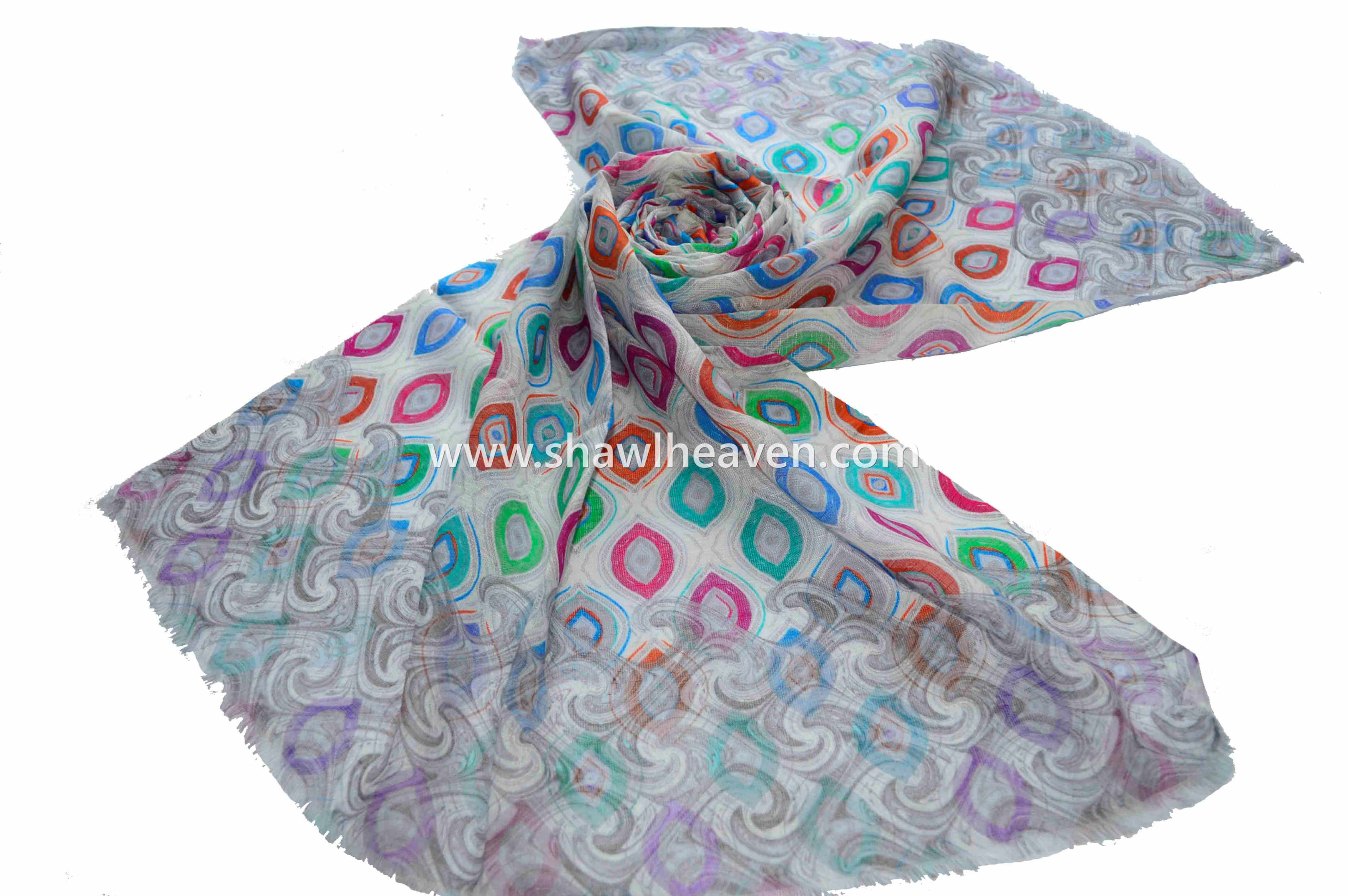 Cotton/linen summer scarves Tri star overseas