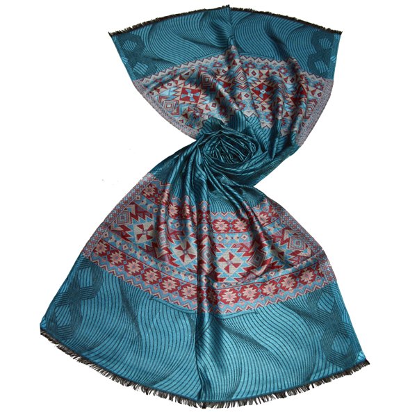 3d optical illusion scarf made from 100% pure modal manufacturers in india, tri star overseas